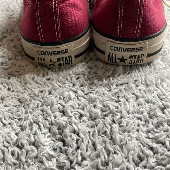 Vtg M7W9 Converse All Star Chuck Taylor Unisex Maroon Low Top Made in USA Shoes - Picture 6 of 11